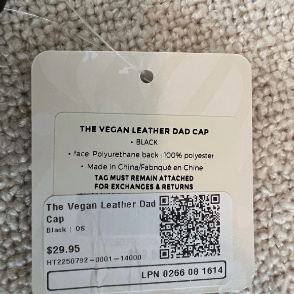 Fabletics Vegan Leather Hoodie and Ballcap (New with tags) - Picture 7 of 8